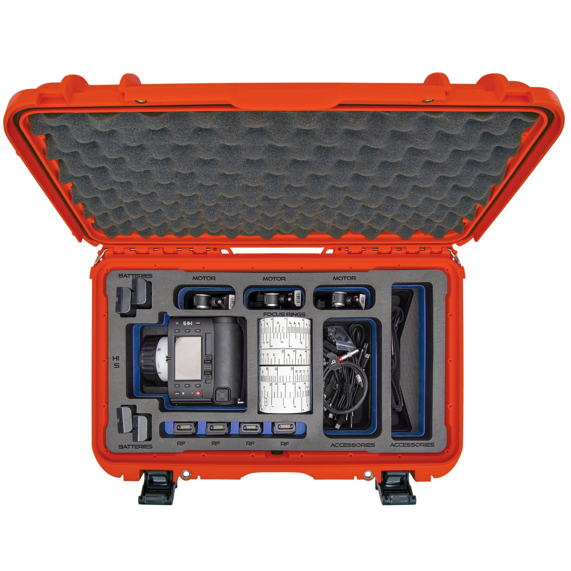 NANUK 935 for ARRI® Hi-5 orange top view NANUK 935 for ARRI® Hi-5 orange top view