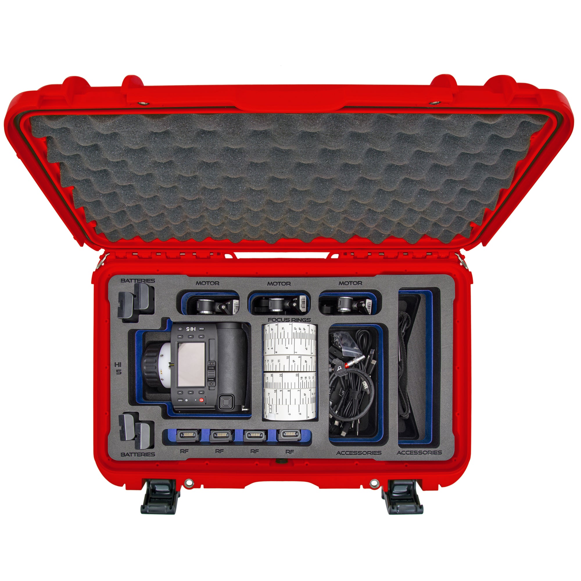 NANUK 935 for ARRI® Hi-5 red top view NANUK 935 for ARRI® Hi-5 red top view
