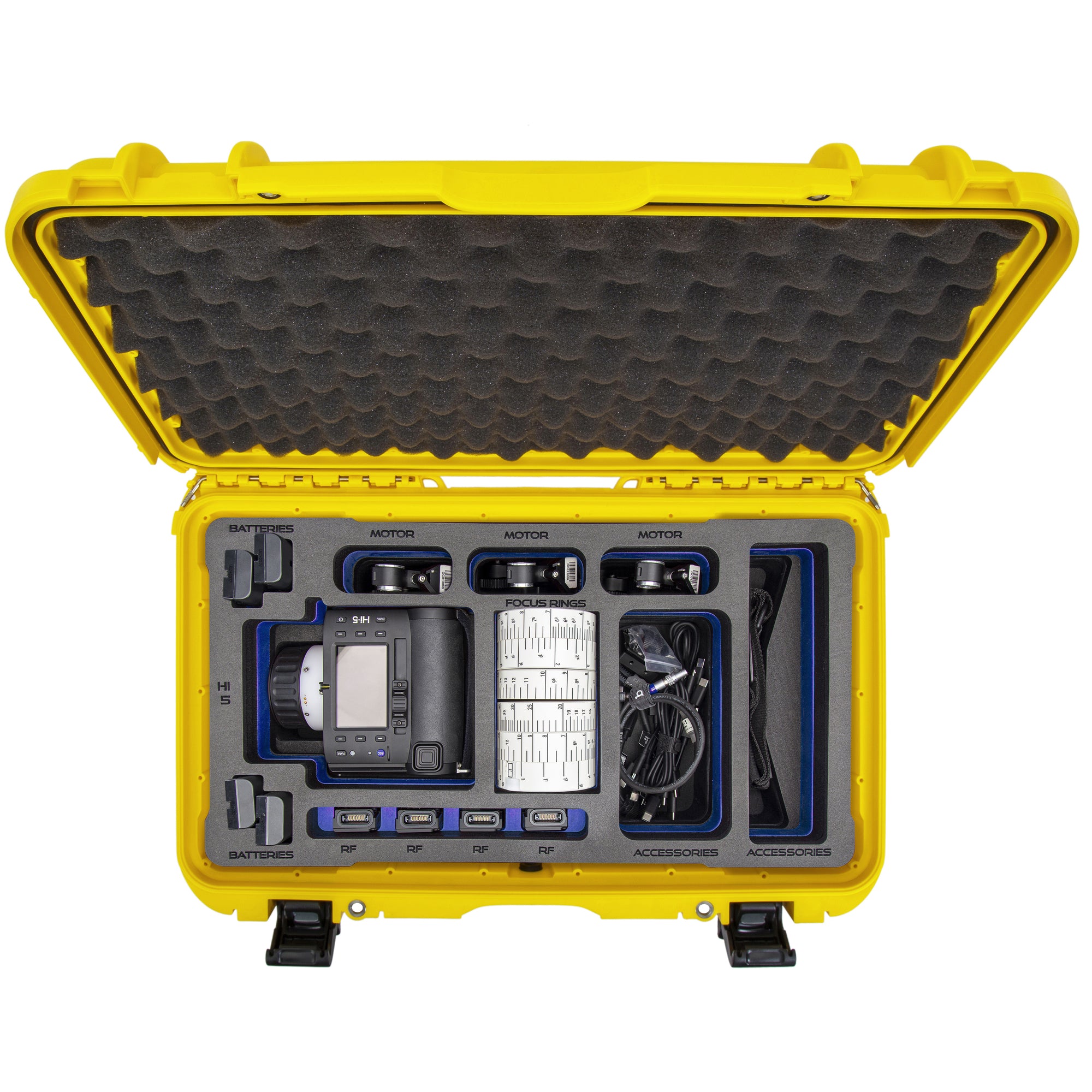 NANUK 935 for ARRI® Hi-5 yellow top view NANUK 935 for ARRI® Hi-5 yellow top view