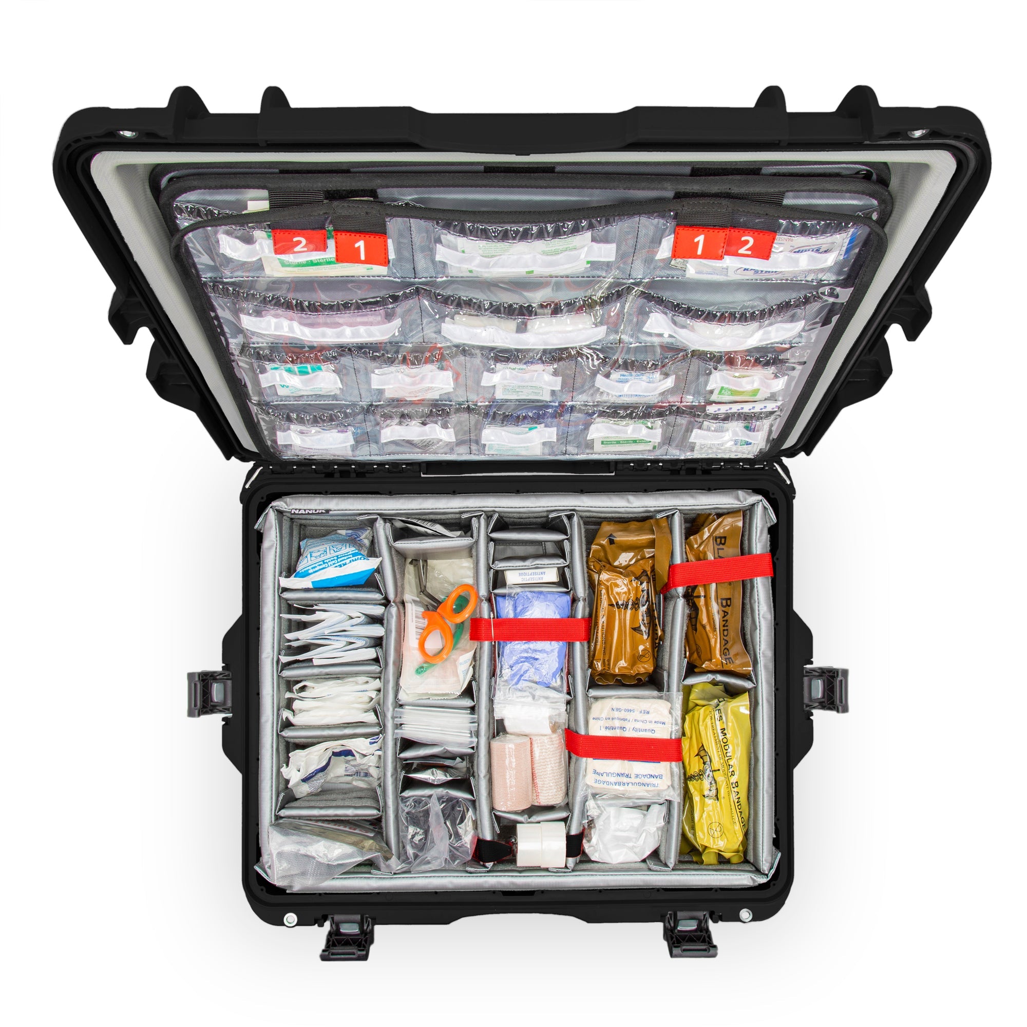 Nanuk 945 EMS Kit Schwarz Vorderansicht Nanuk 945 EMS Kit Schwarz Vorderansicht