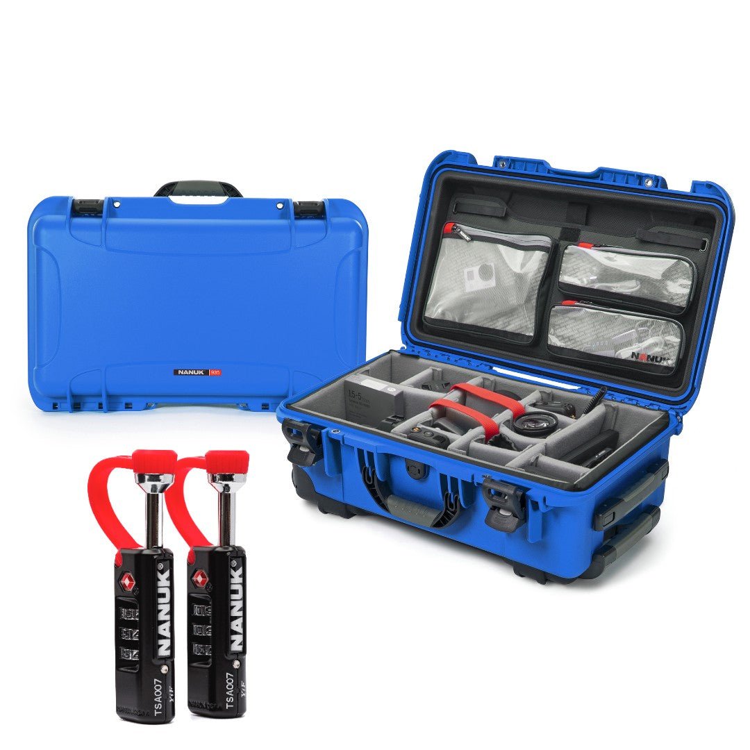 NANUK 935 Pro Photo Kit & TSA-sloten - valise NANUK Europe