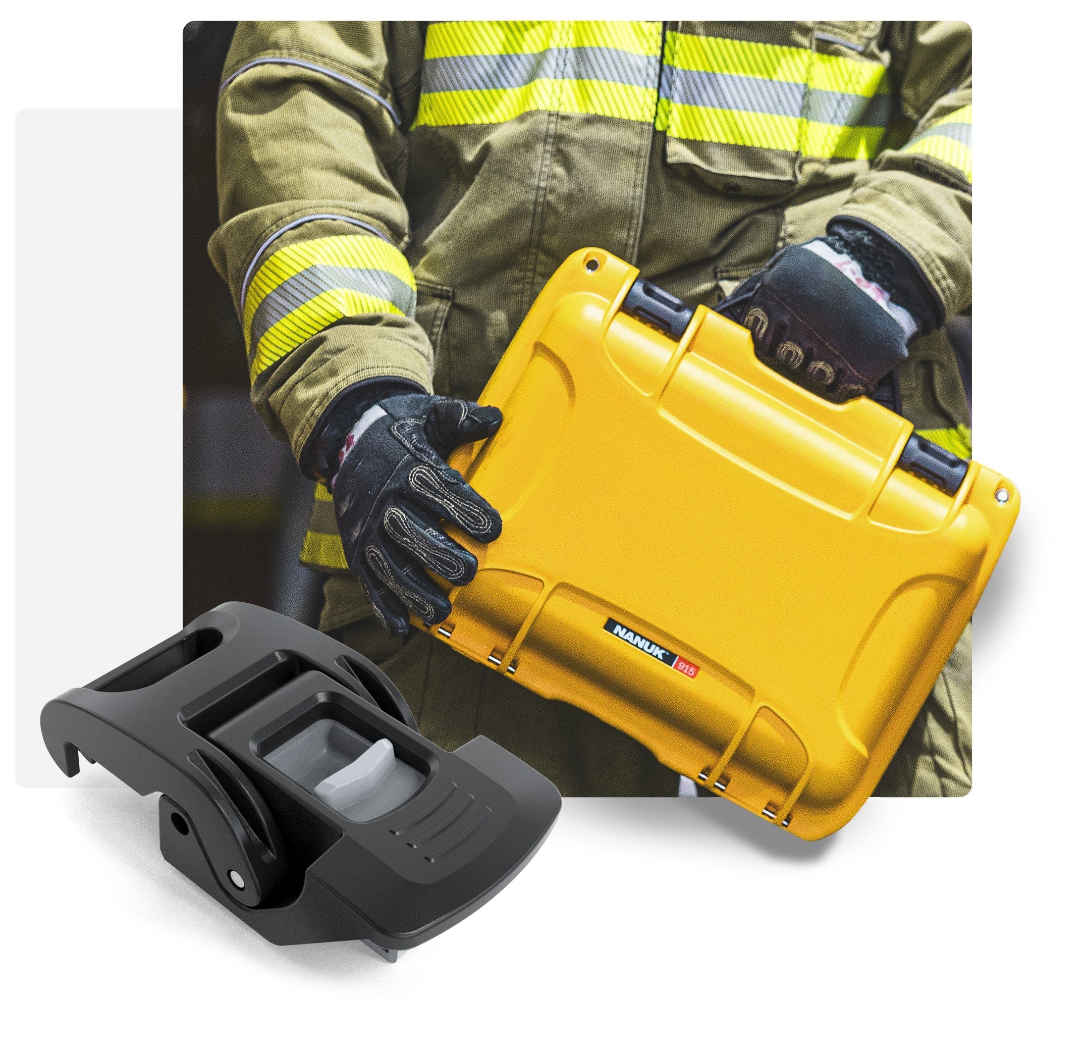 Le site valises de Nanuk est doté de loquets faciles à utiliser et de conceptions ergonomiques, permettant aux travailleurs d'accéder rapidement à leurs outils, même lorsqu'ils portent des gants, sans avoir à se débattre ou à perdre du temps.