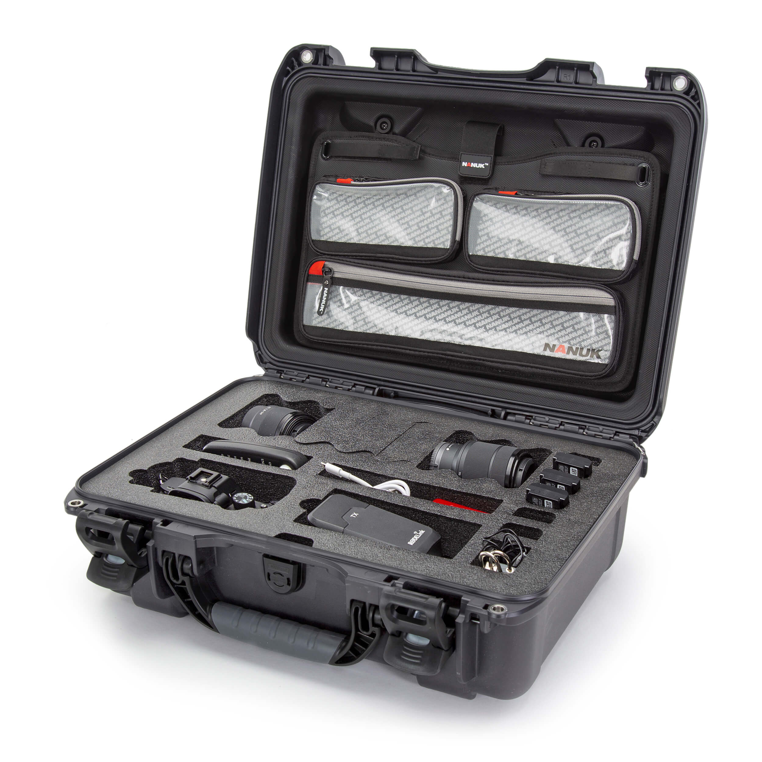 NANUK 925 Appareil photo reflex numérique Valise Organisateur avec couvercle NANUK 925 Appareil photo reflex numérique Valise Organisateur avec couvercle