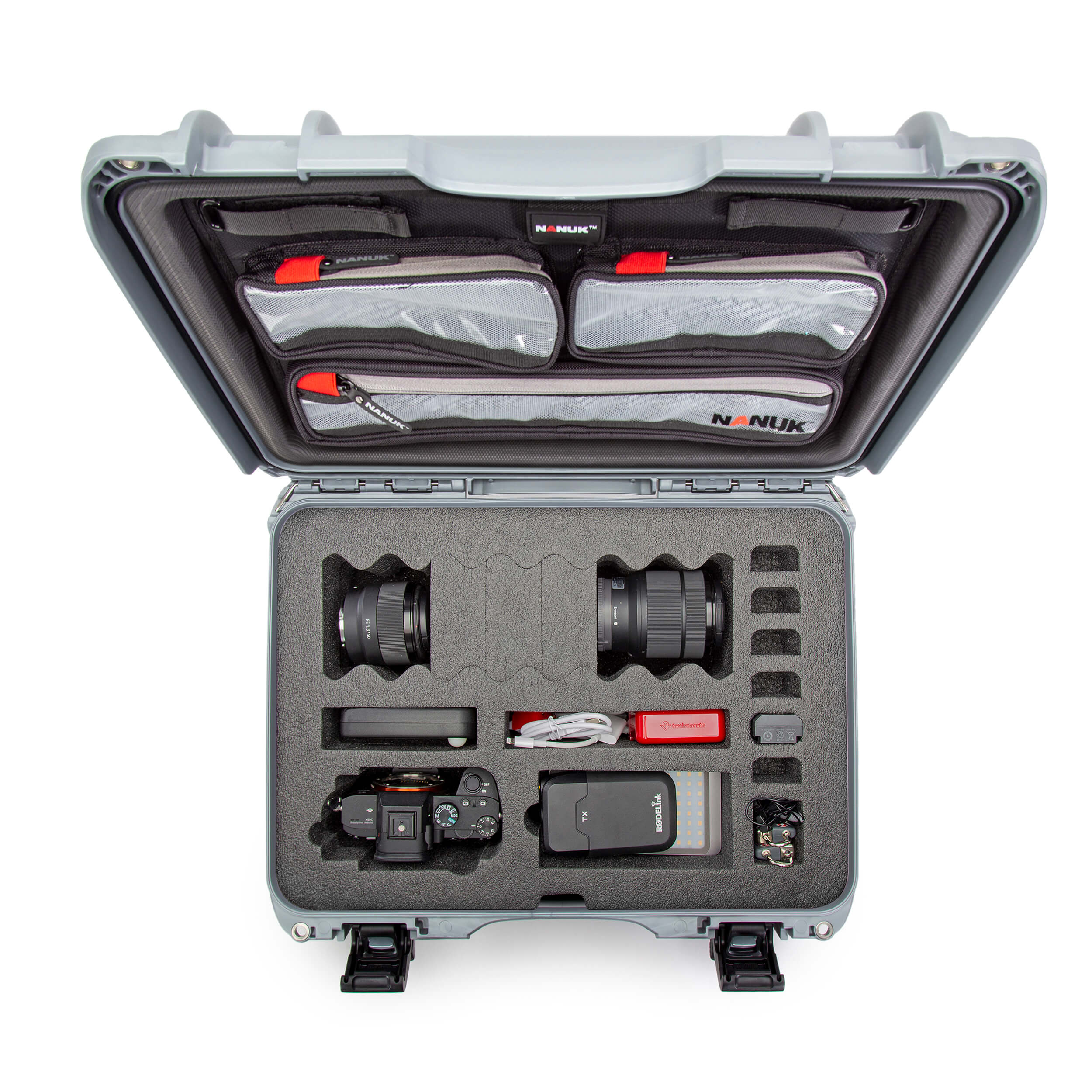 NANUK 925 Appareil photo reflex numérique Valise Organisateur avec couvercle NANUK 925 Appareil photo reflex numérique Valise Organisateur avec couvercle