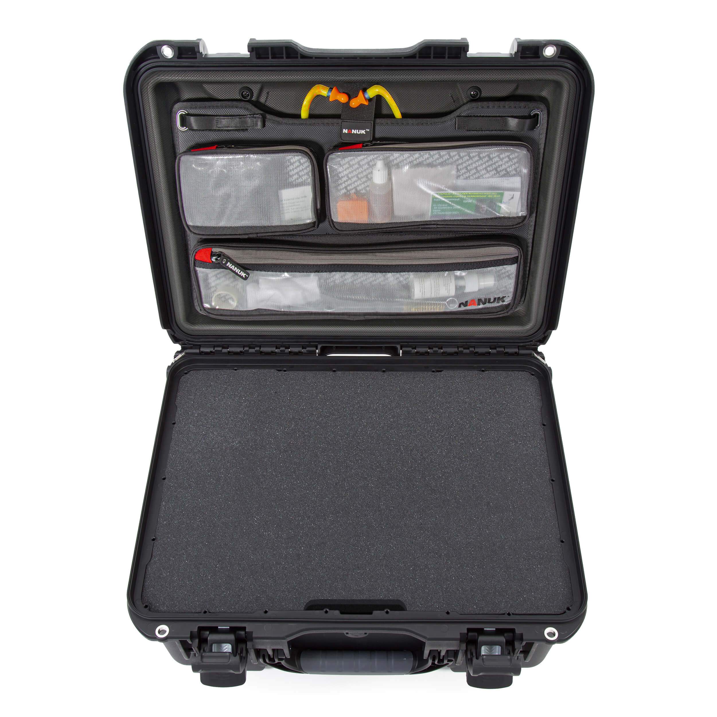 NANUK 933 5 UP Gun Case With Lid Organizer NANUK 933 5 UP Gun Case With Lid Organizer