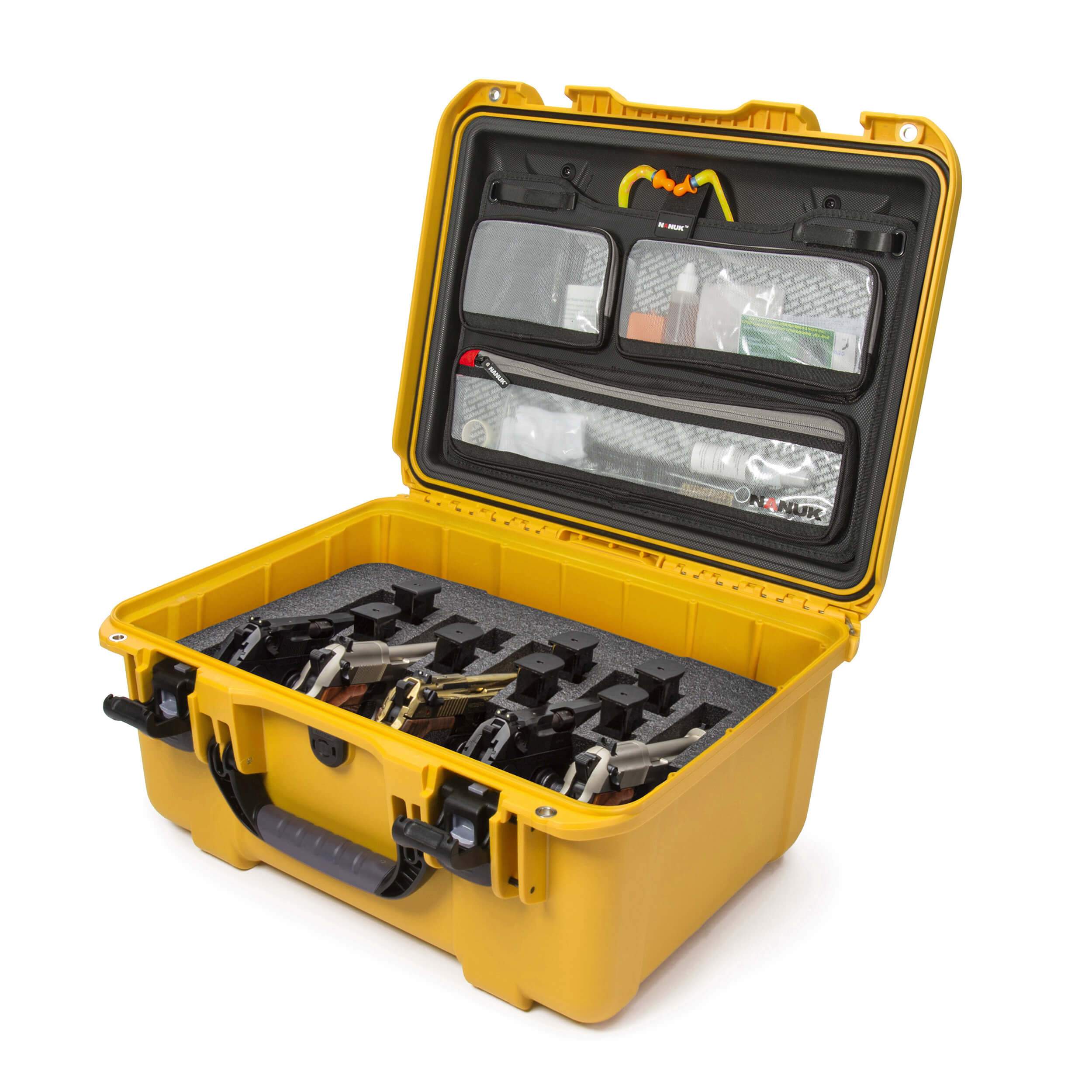 NANUK 933 5 UP Gun Case With Lid Organizer NANUK 933 5 UP Gun Case With Lid Organizer