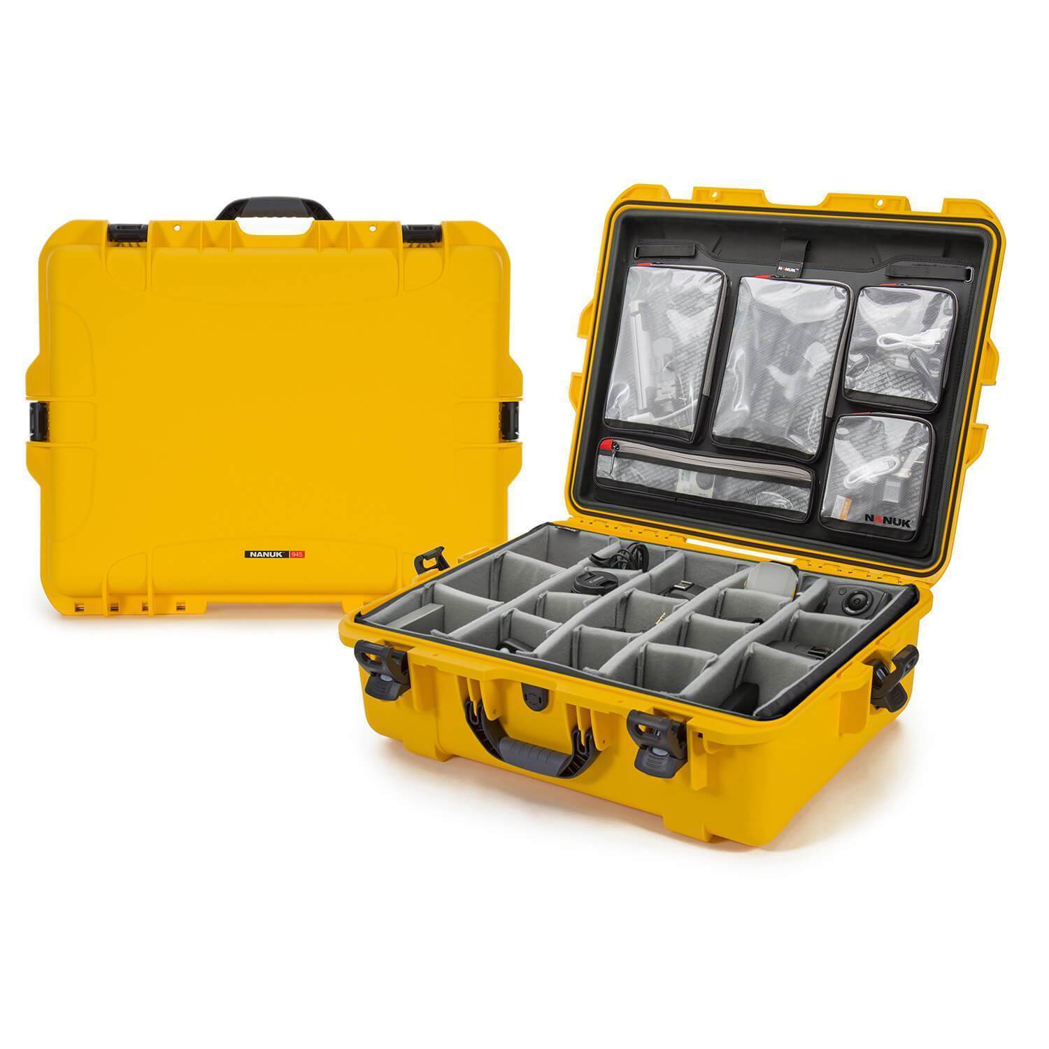 NANUK 945 Pro Photo Kit-Camera Case-Yellow-NANUK NANUK 945 Pro Photo Kit-Camera Case-Yellow-NANUK