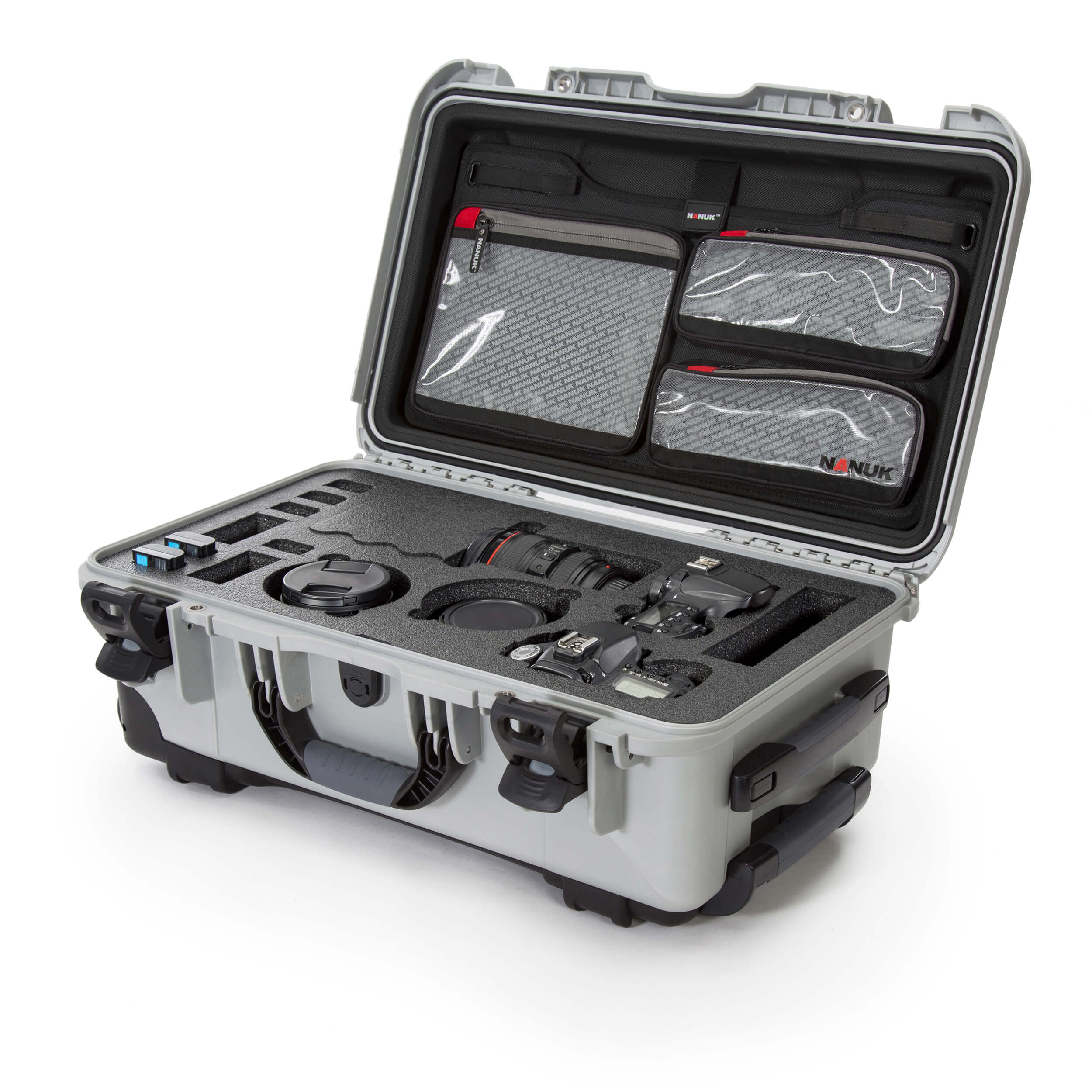 NANUK 935 DSLR Camera Case-Camera Case-Silver-Lid Organizer-NANUK NANUK 935 DSLR Camera Case-Camera Case-Silver-Lid Organizer-NANUK