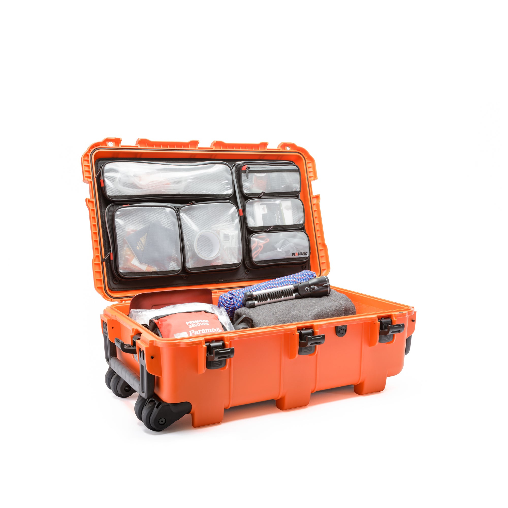 NANUK 962 Survival Case with Lid-Organizer open side 1
