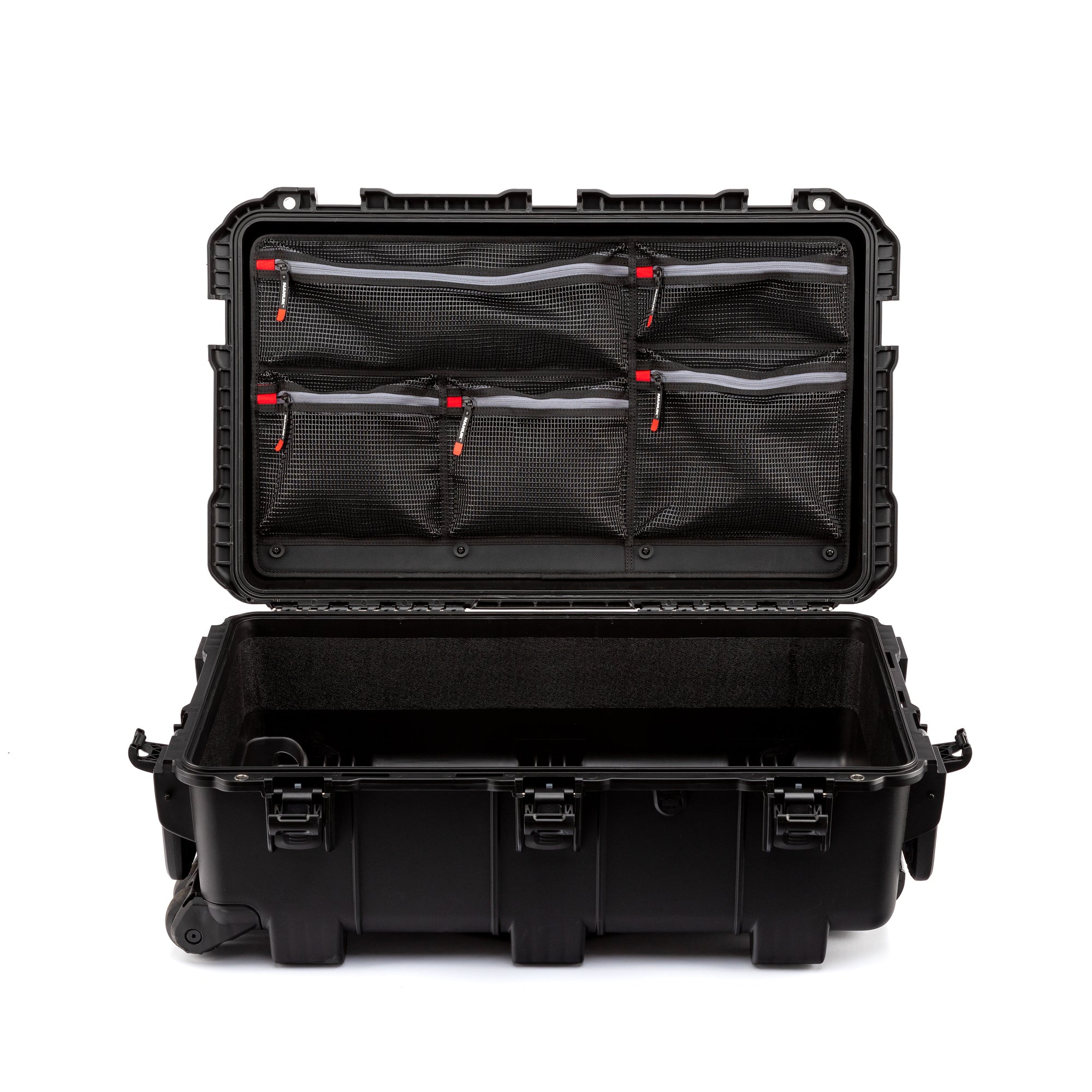 NANUK 962 Mesh Lid Organizer inside a Nanuk 962 case front view