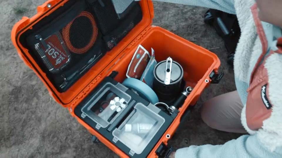Top interior view of the NANUK Trail 80 Cases