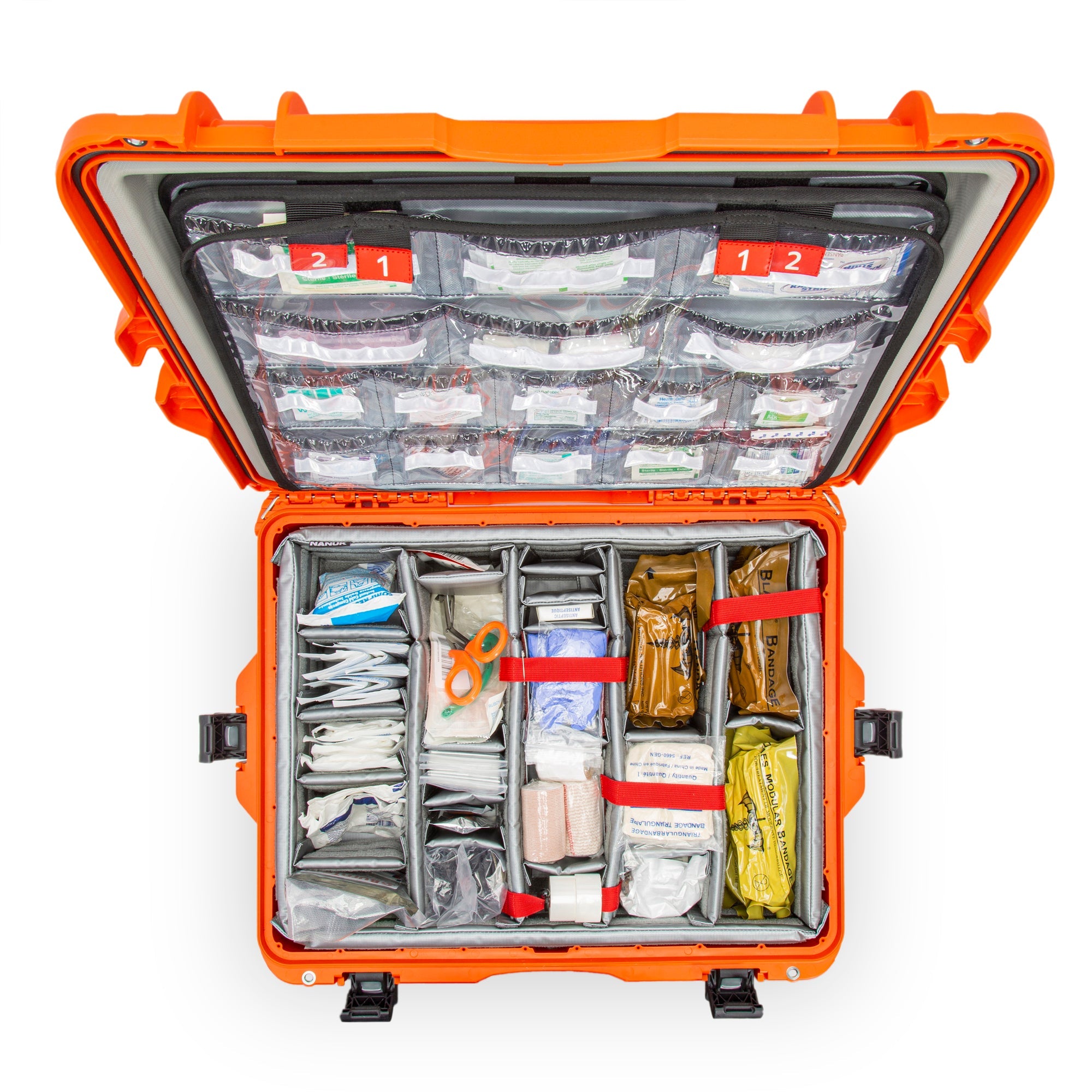 Nanuk 945 EMS Kit Orange Vorderansicht