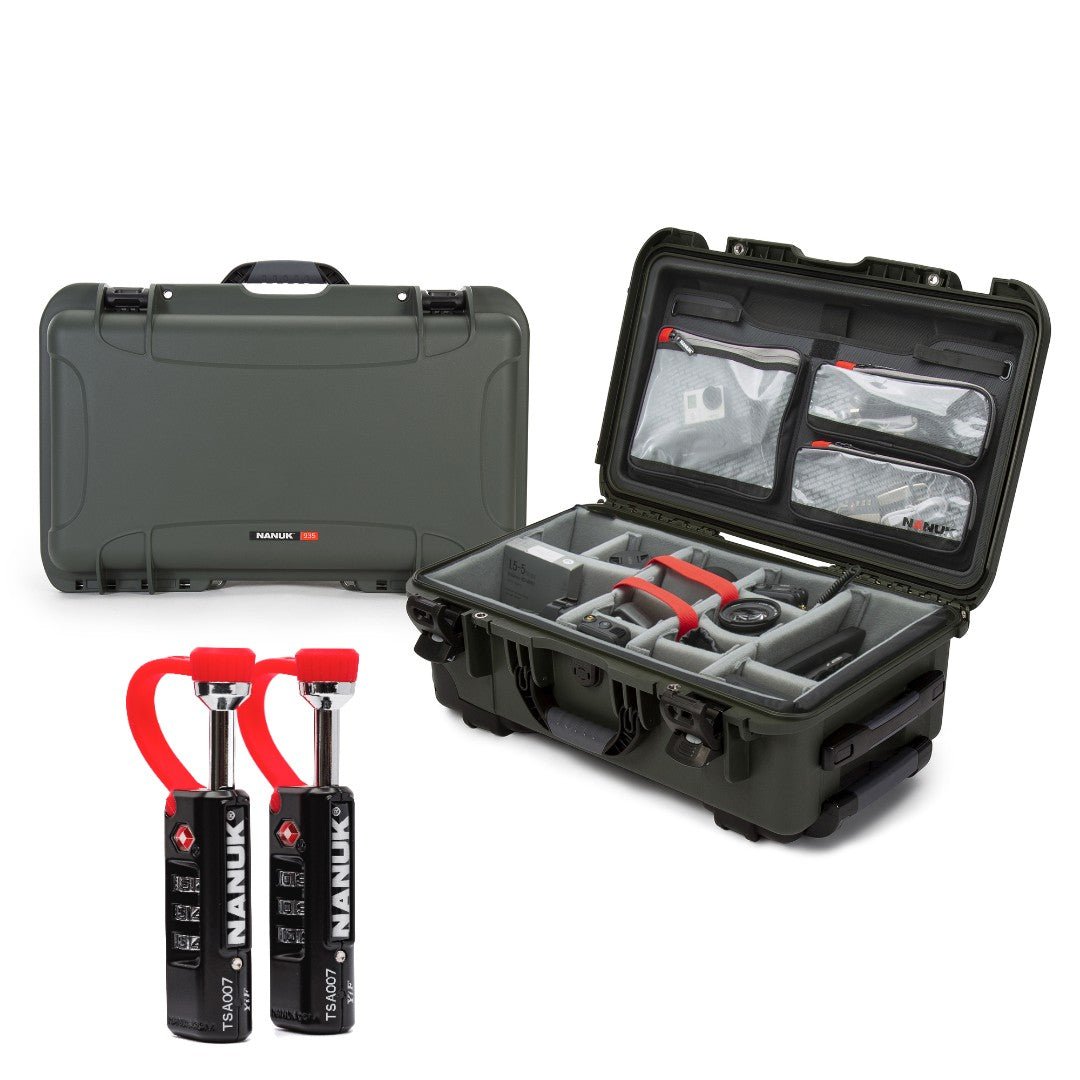 NANUK 935 Pro Photo Kit & TSA-sloten - valise  NANUK Europe