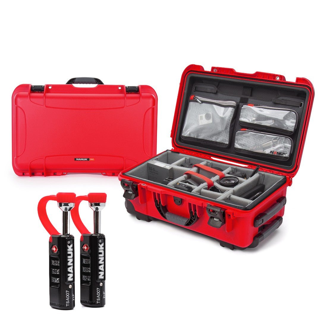 NANUK 935 Pro Photo Kit & TSA-sloten - valise  NANUK Europe