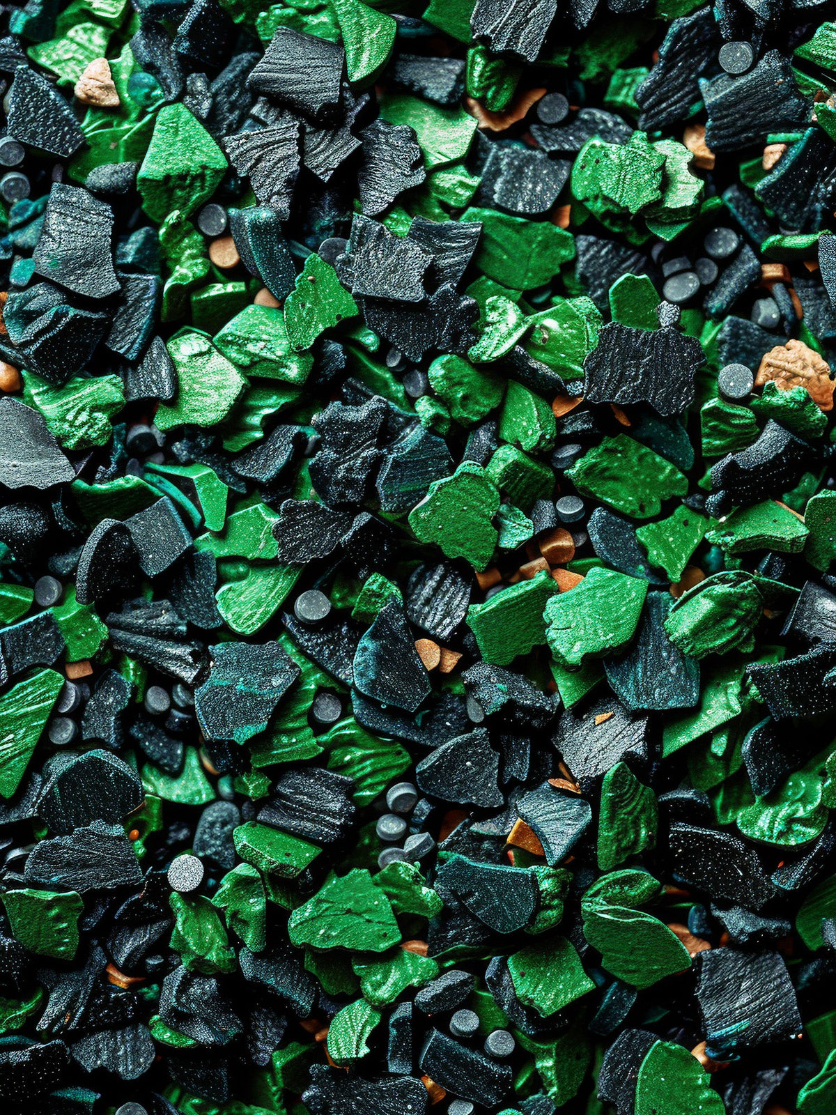 Von NANUK für nachhaltige Hartschalenkoffer verwendete recycelte Kunststoff valises.
