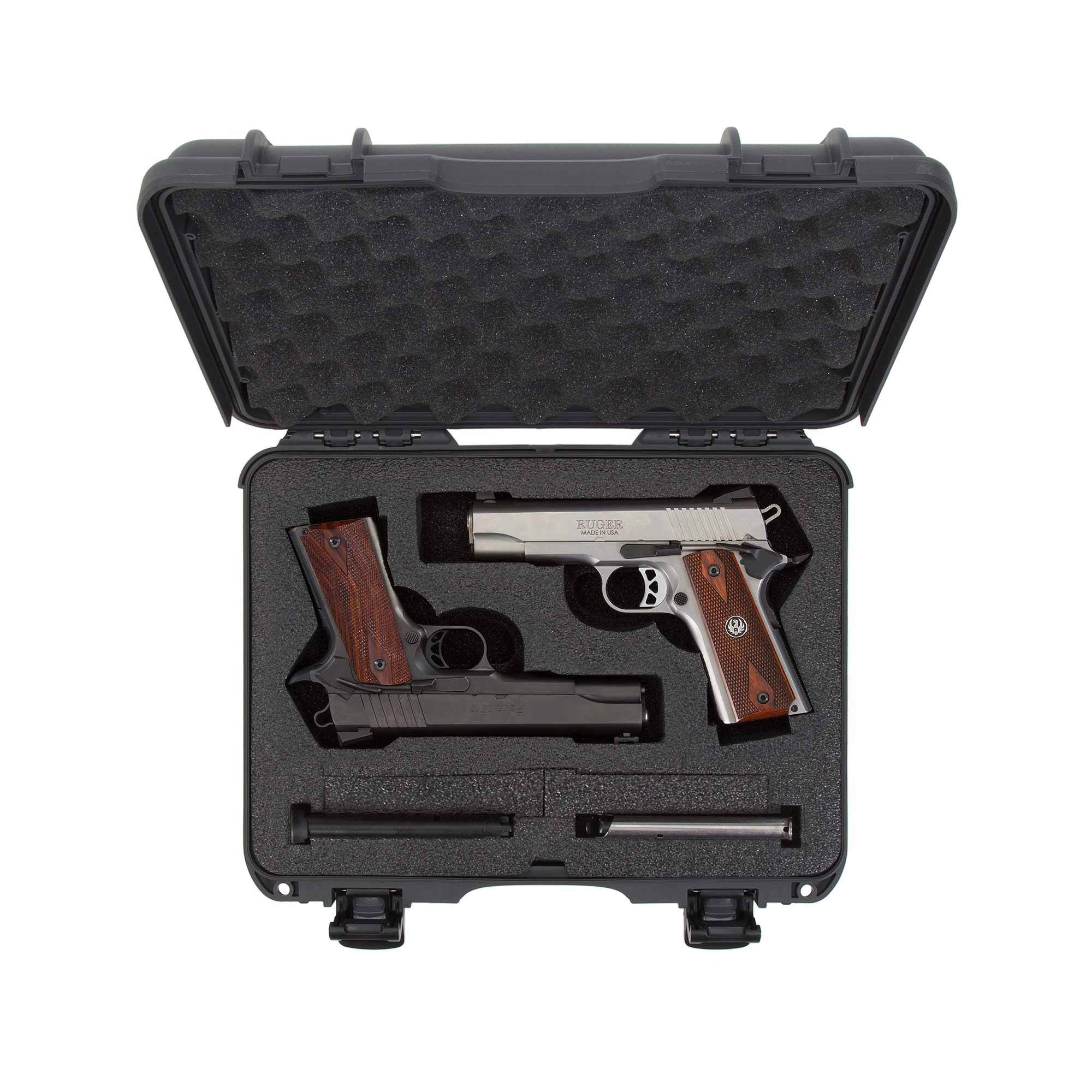 The GunCo Nanuk Do Work Glock 19 Case Red Case/ Black Foam lining