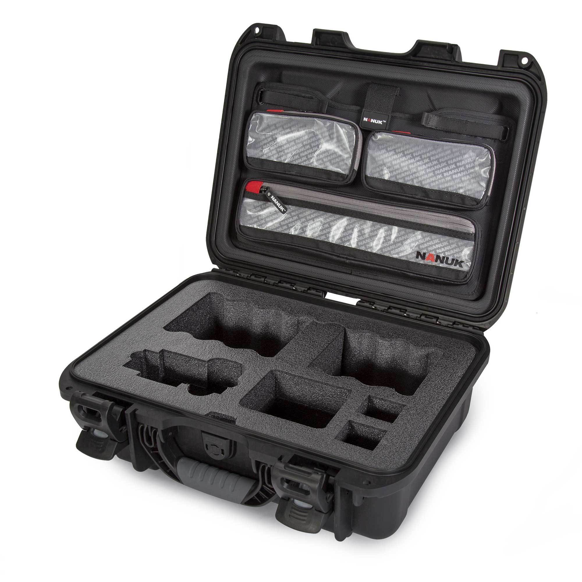 NANUK 920 pour Sony A7R-Camera Valise-Noir- Organisateur de couvercle-NANUK