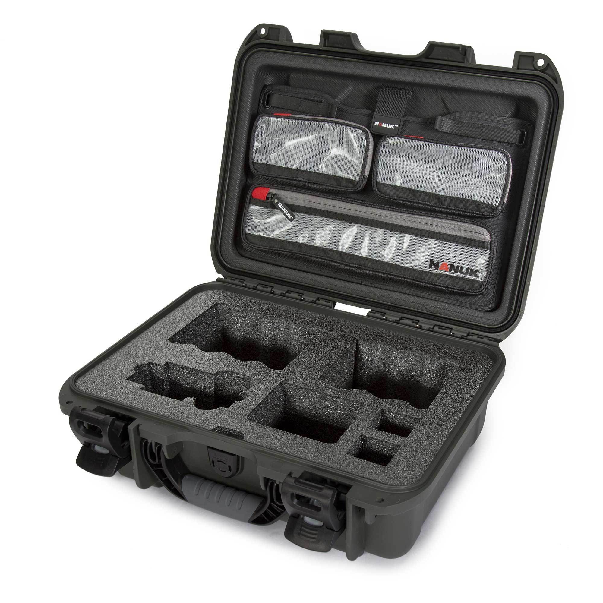 NANUK 920 pour Sony A7R-Camera Valise-Olive-Organisateur de couvercle-NANUK