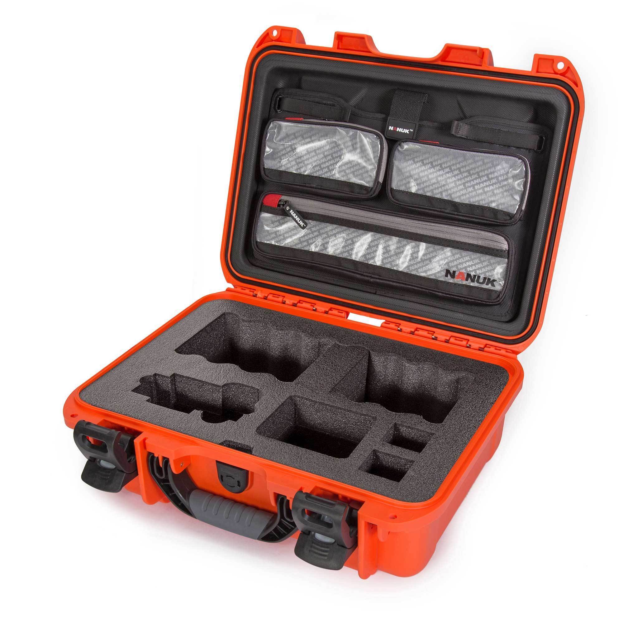 NANUK 920 pour l'appareil photo Sony A7R Valise-Orange- Organisateur de couvercle-NANUK