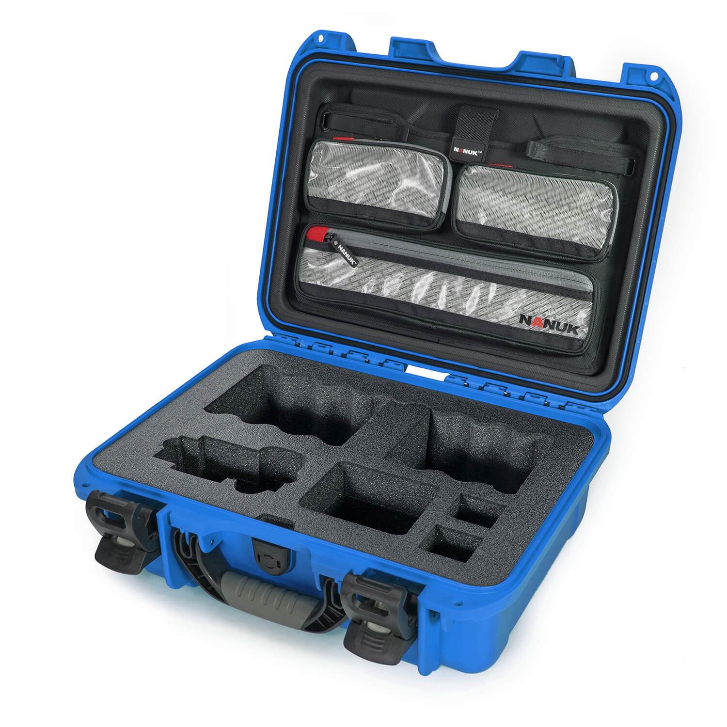NANUK 920 pour Sony A7R-Camera Valise-Blue-Lid Organizer-NANUK