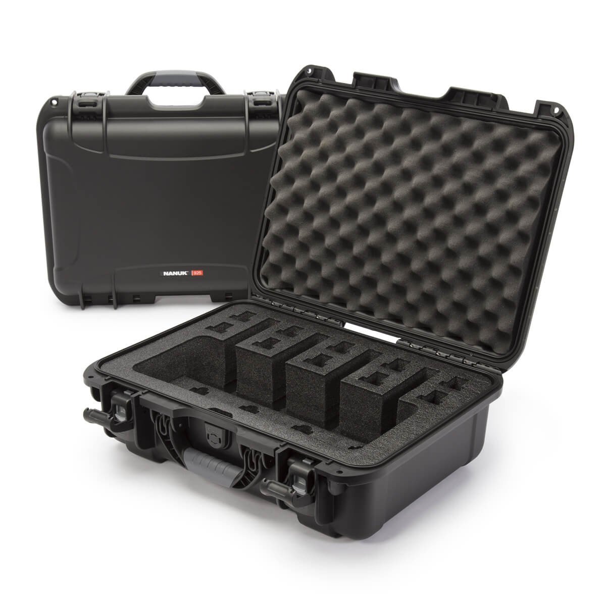 NANUK 925 4 Up Gun Valise-Fusil Valise-Noir-Pas d'accessoires-NANUK