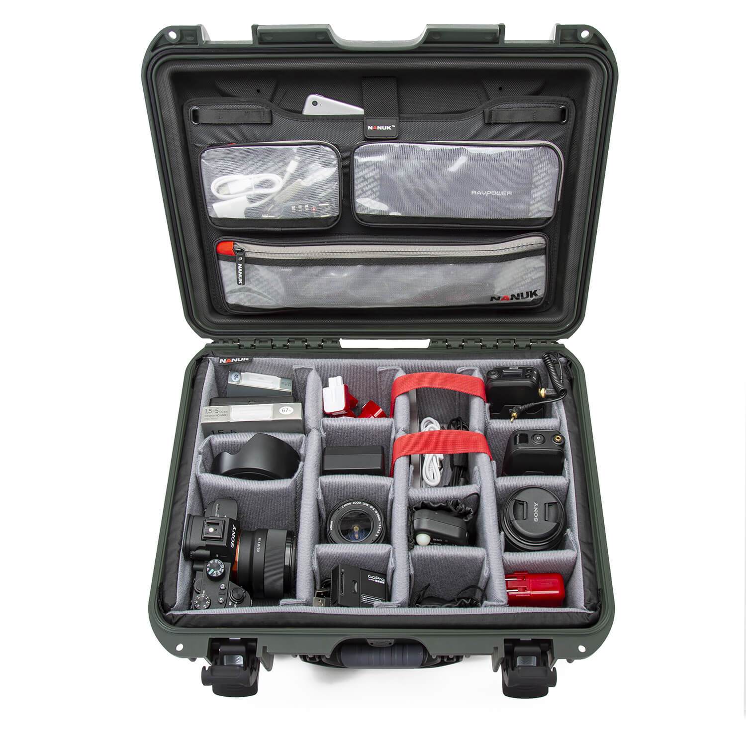 NANUK 930 Pro Photo Kit-Camera Valise-Noir-NANUK