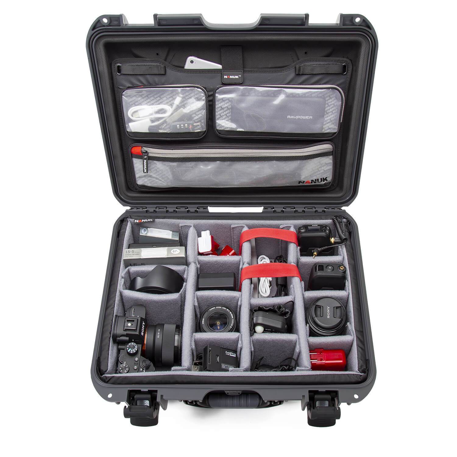 NANUK 930 Pro Photo Kit-Camera Valise-Noir-NANUK
