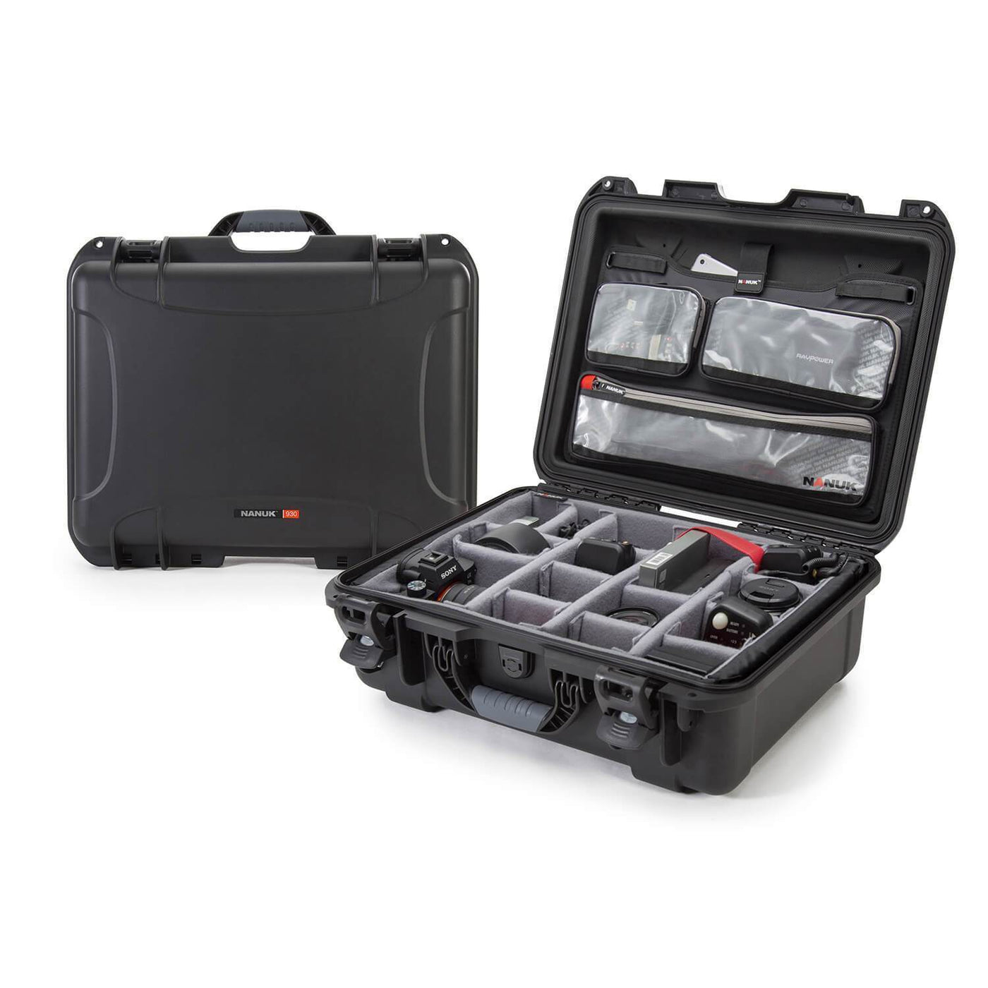 NANUK 930 Pro Photo Kit-Camera Case-Black-NANUK