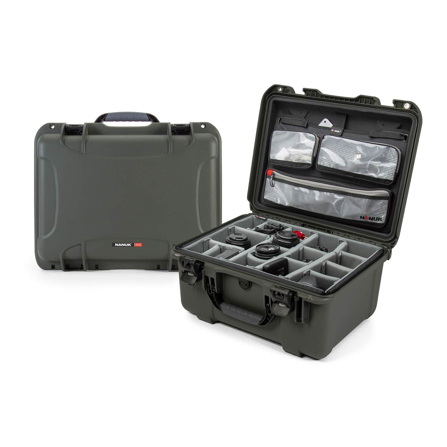 NANUK 933 Pro Photo Kit-Camera Case-Black-NANUK