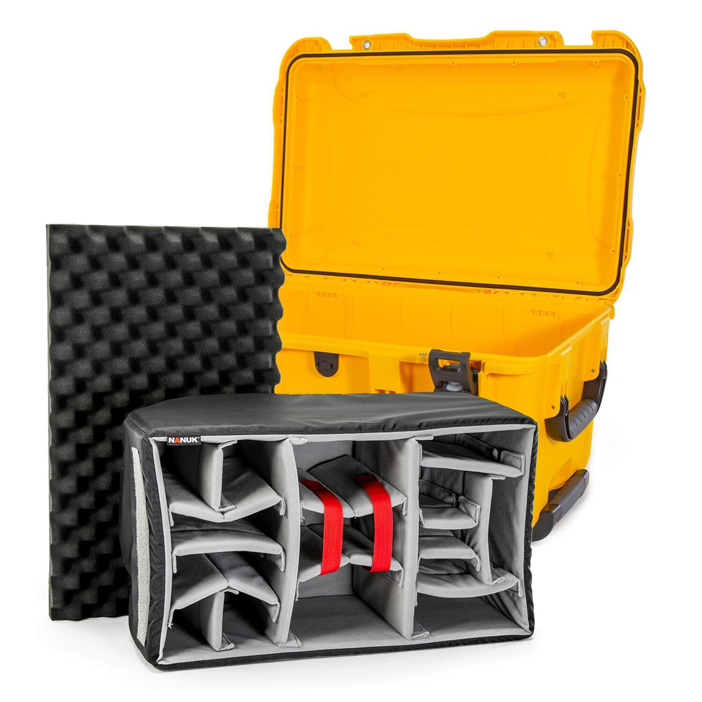 NANUK 938-Nanuk Valise-Jaune-Diviseur rembourré-NANUK
