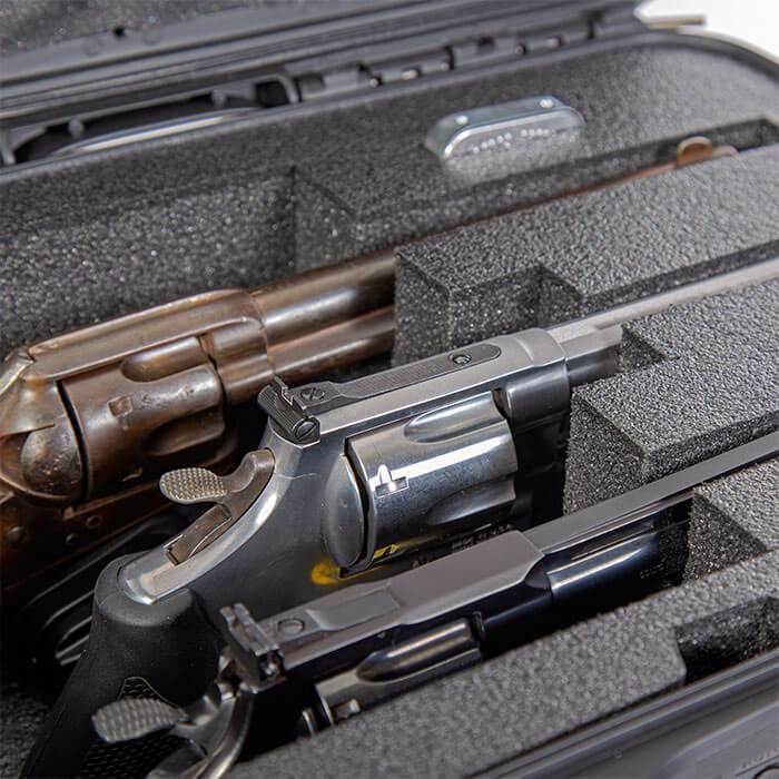 NANUK 918 3 Up Revolver Case-Gun Case-Black-NANUK