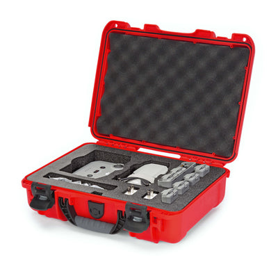 NANUK 910 DJI Mini 2 Fly More-Drohne koffer-Rot-NANUK