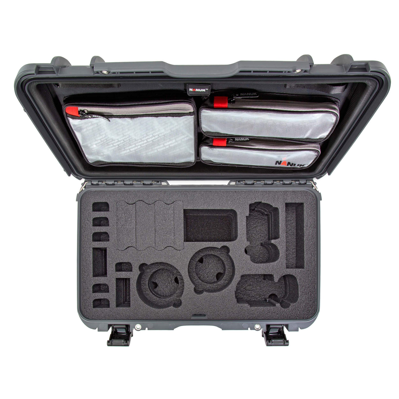 NANUK 935 DSLR Camera Case-Camera Case-Black-Lid Organizer-NANUK
