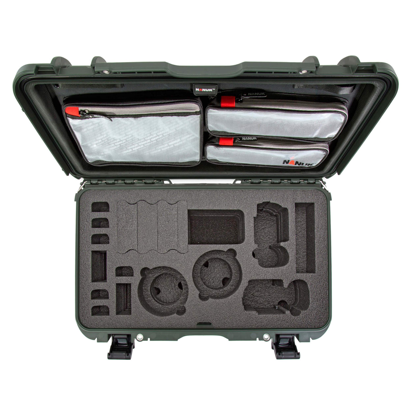 NANUK 935 DSLR Camera Case-Camera Case-Black-Lid Organizer-NANUK