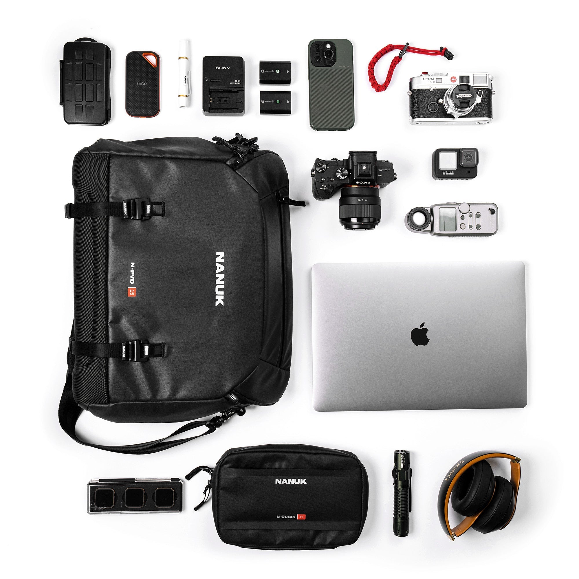 Compact, lightweight and entirely padded, the Nanuk N-PVD messenger bag
