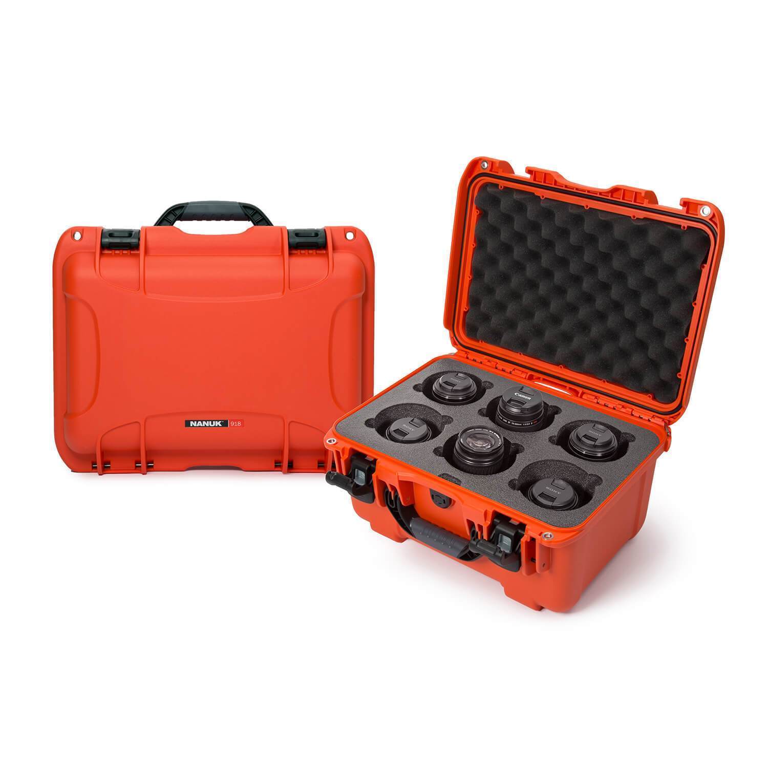 NANUK 918 6-LENS Case | Waterproof, Dustproof, Indestructible and