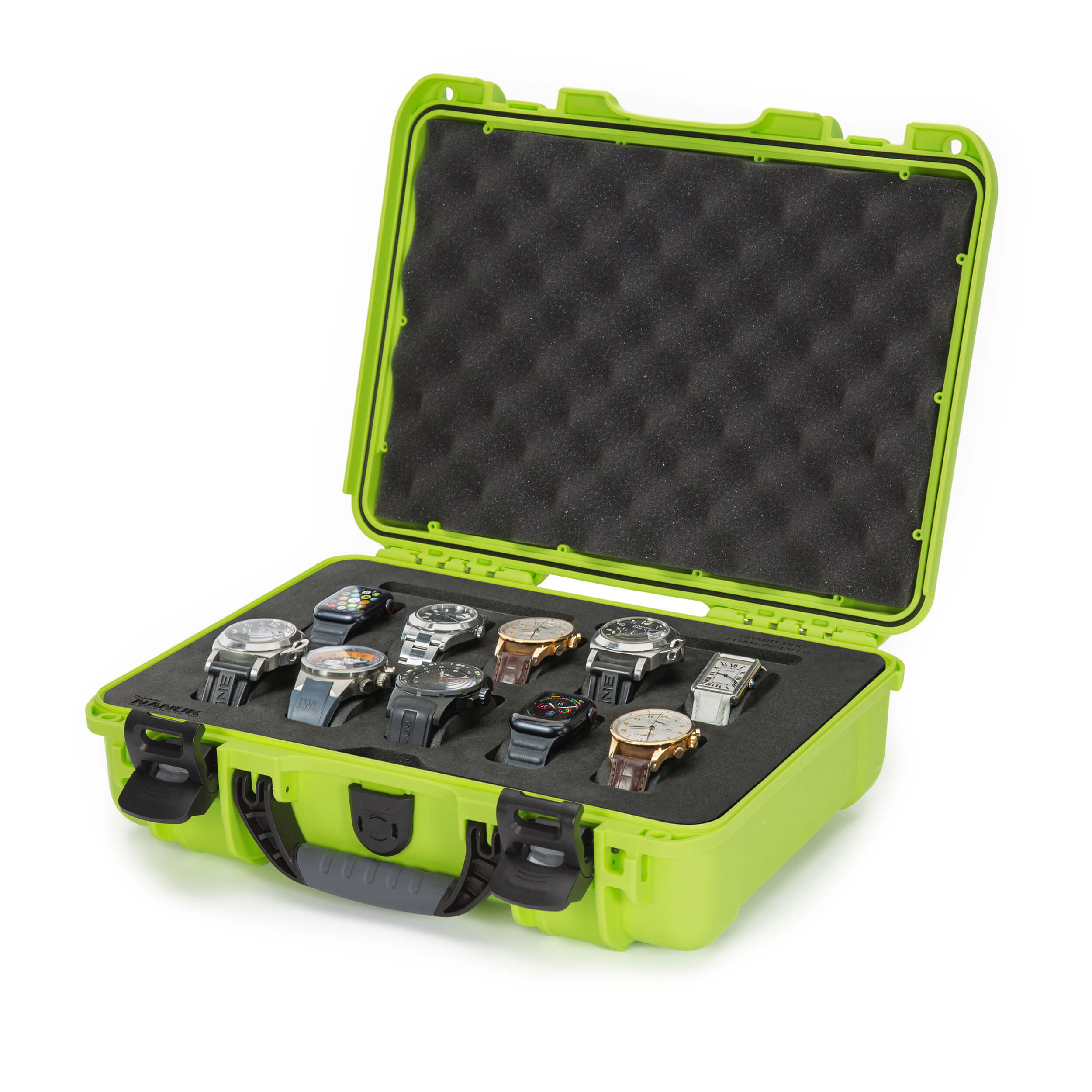 NANUK 910 10-Watch Case in Lime