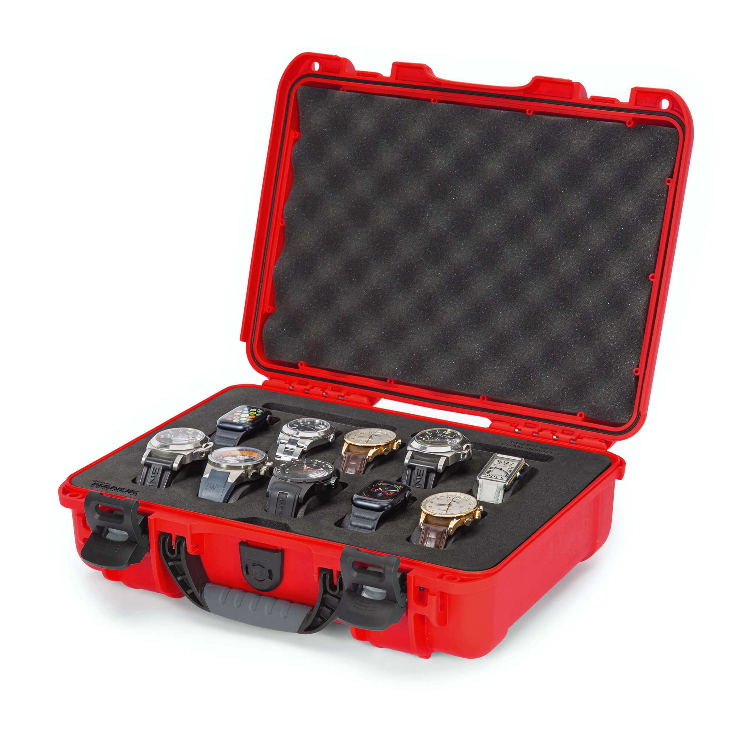 NANUK 910 10-Watch Case in Red